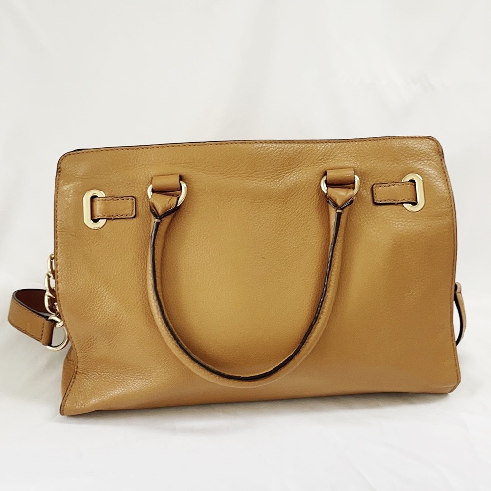 MICHAEL KORS Large MariGold Leather Satchel/Tote Bag - Picture 3 of 10